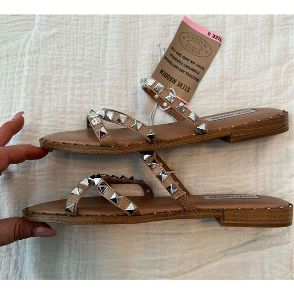 Steve Madden Studded Sandals NEW NWT - Picture 5 of 5